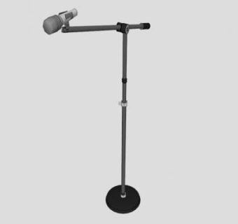 唱吧支架话筒SU模型下载_sketchup草图大师SKP模型