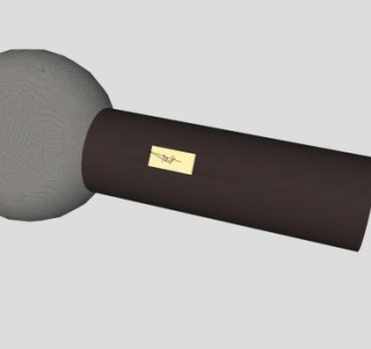 简易无线话筒SU模型下载_sketchup草图大师SKP模型