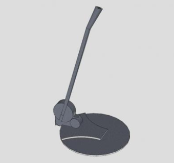 微型会议话筒SU模型下载_sketchup草图大师SKP模型