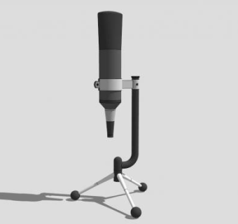 家用传声器架SU模型下载_sketchup草图大师SKP模型