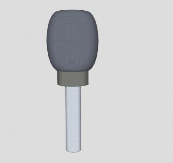 音频电器无线麦克风SU模型下载_sketchup草图大师SKP模型