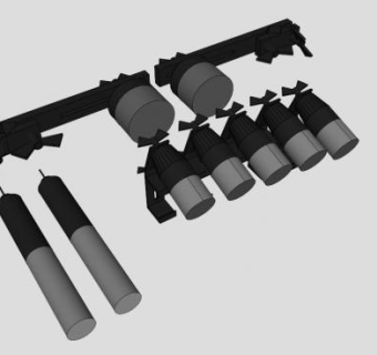 鼓手的麦克风SU模型下载_sketchup草图大师SKP模型