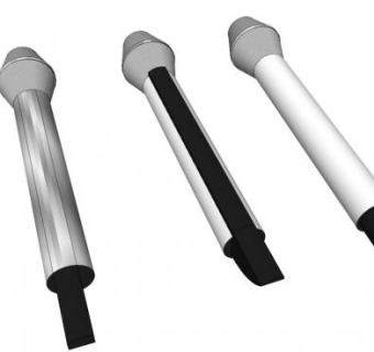 莱拉的银色麦克风器SU模型下载_sketchup草图大师SKP模型