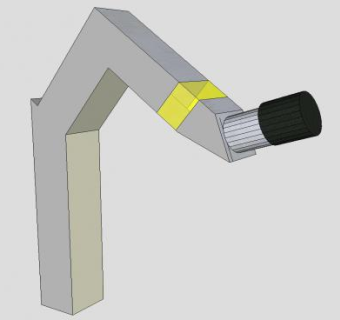 简单的无线麦克风SU模型下载_sketchup草图大师SKP模型