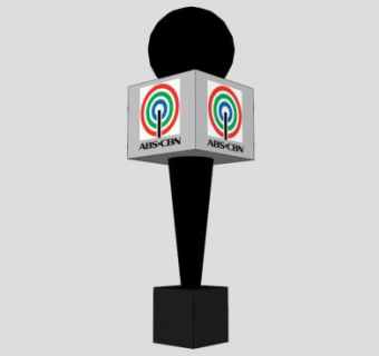 ABS-CBN新闻麦克风SU模型下载_sketchup草图大师SKP模型