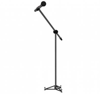 带三脚支架的麦克风SU模型下载_sketchup草图大师SKP模型