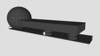 麦克风状草图SU模型下载_sketchup草图大师SKP模型