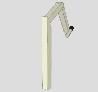 简易支架麦克风SU模型下载_sketchup草图大师SKP模型