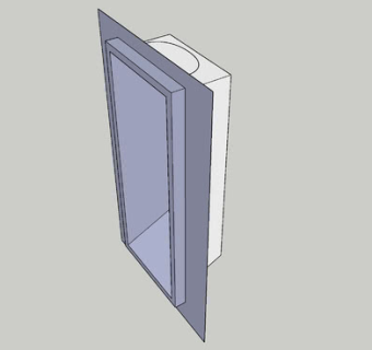 嵌墙防火箱SU模型下载_sketchup草图大师SKP模型