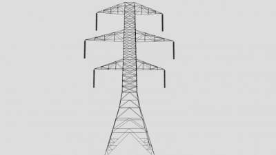 电力高压塔SU模型下载_sketchup草图大师SKP模型