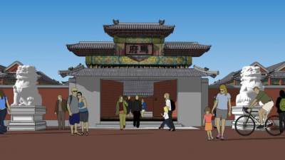 古代阁楼古建筑SU模型下载_sketchup草图大师SKP模型