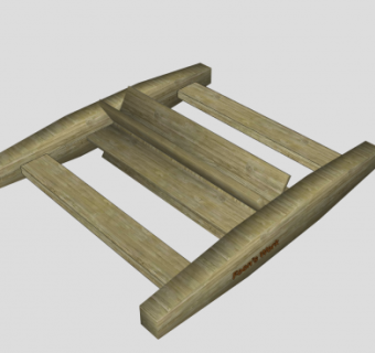 木制农具SU模型下载_sketchup草图大师SKP模型