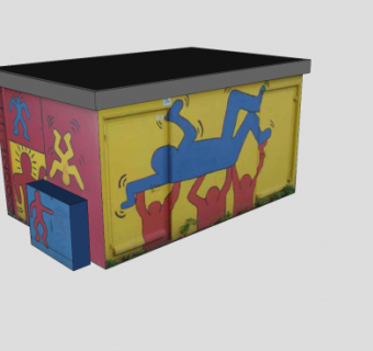 喷漆变压器SU模型下载_sketchup草图大师SKP模型