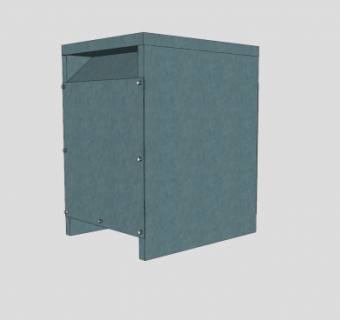 小型变压器SU模型下载_sketchup草图大师SKP模型