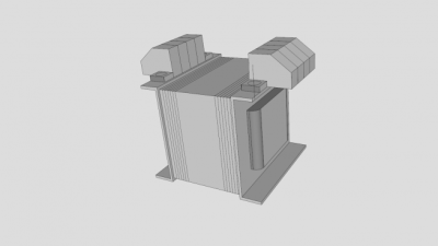 工业设备变压器SU模型下载_sketchup草图大师SKP模型