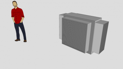 电器设备变压器SU模型下载_sketchup草图大师SKP模型