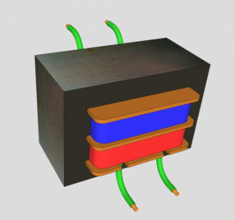 控制变压器SU模型下载_sketchup草图大师SKP模型