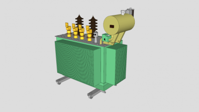 整流变压器SU模型下载_sketchup草图大师SKP模型