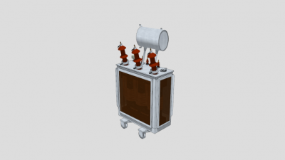 防雷接地电力变压器SU模型下载_sketchup草图大师SKP模型