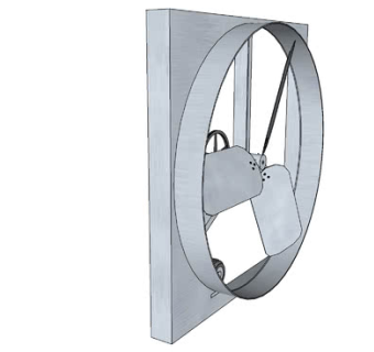 简易室内通风机SU模型下载_sketchup草图大师SKP模型