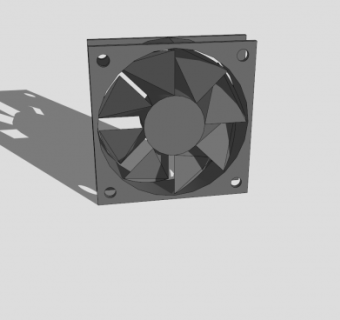 厨房壁式排风扇SU模型下载_sketchup草图大师SKP模型