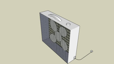 简易排风扇SU模型下载_sketchup草图大师SKP模型