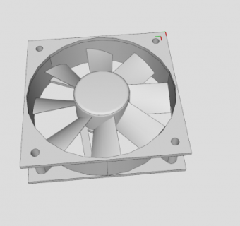 排气换风扇SU模型下载_sketchup草图大师SKP模型