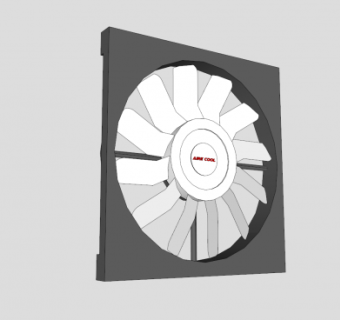 工业排风扇SU模型下载_sketchup草图大师SKP模型