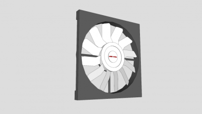 工业排风扇SU模型下载_sketchup草图大师SKP模型