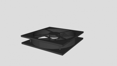 主机散热风扇SU模型下载_sketchup草图大师SKP模型