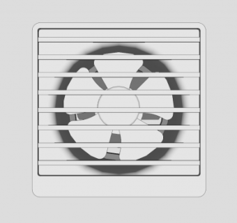 五叶扇叶排风扇SU模型下载_sketchup草图大师SKP模型