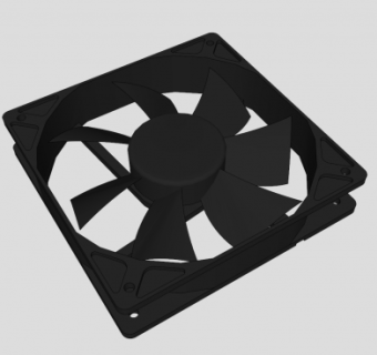 室内壁挂式排风扇SU模型下载_sketchup草图大师SKP模型