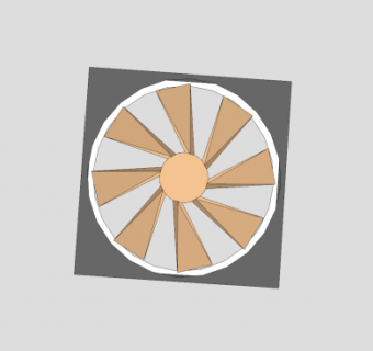 壁挂式排风扇SU模型下载_sketchup草图大师SKP模型
