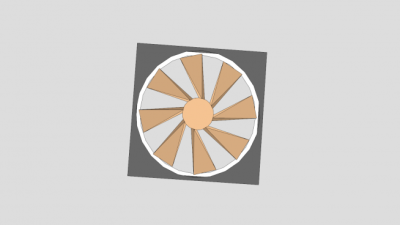 壁挂式排风扇SU模型下载_sketchup草图大师SKP模型