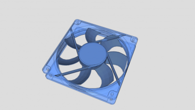 半透明排风扇SU模型下载_sketchup草图大师SKP模型