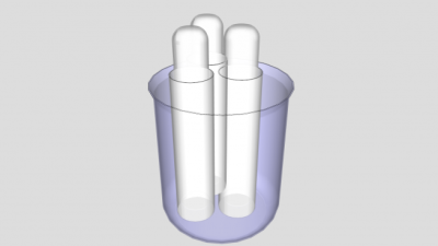 烧杯和试管SU模型下载_sketchup草图大师SKP模型