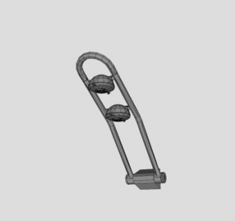 淋浴系统隐藏配件SU模型下载_sketchup草图大师SKP模型