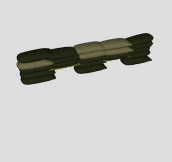 训练掩饰沙袋SU模型下载_sketchup草图大师SKP模型