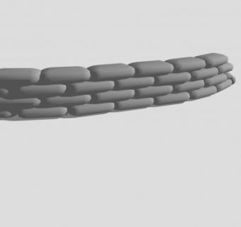 四层堆积沙袋墙SU模型下载_sketchup草图大师SKP模型