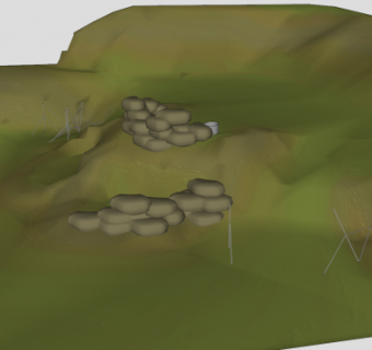 战场沙袋景观SU模型下载_sketchup草图大师SKP模型