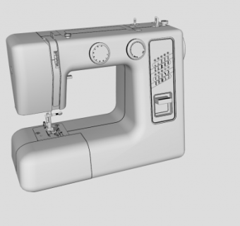 蛇目电子缝纫机SU模型下载_sketchup草图大师SKP模型