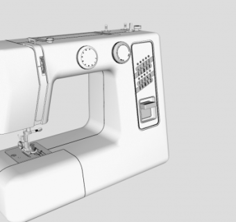 衣物缝纫机SU模型下载_sketchup草图大师SKP模型
