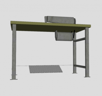 工业缝纫机SU模型下载_sketchup草图大师SKP模型