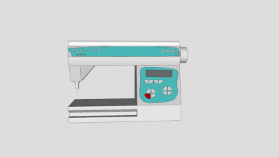 小型家用缝纫机SU模型下载_sketchup草图大师SKP模型