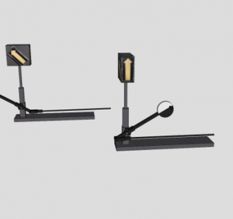 挡车器道闸系统SU模型下载_sketchup草图大师SKP模型
