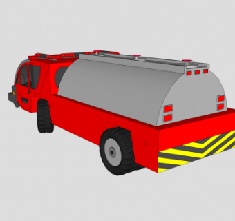 消防设备卡车SU模型下载_sketchup草图大师SKP模型