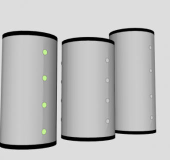 保温储水罐SU模型下载_sketchup草图大师SKP模型