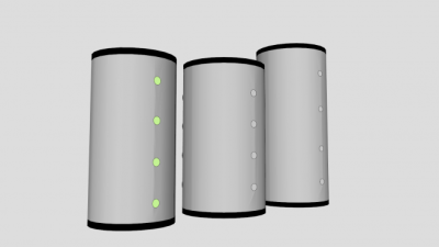 保温储水罐SU模型下载_sketchup草图大师SKP模型