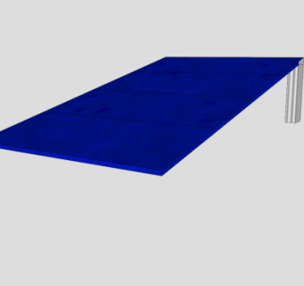 太阳电池板SU模型下载_sketchup草图大师SKP模型