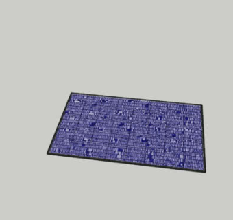多晶太阳能电池板SU模型下载_sketchup草图大师SKP模型